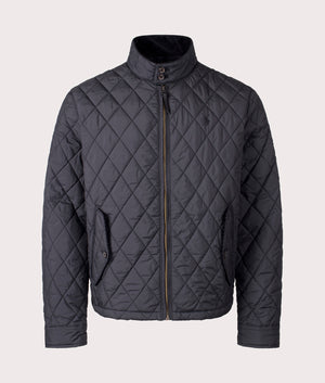 Polo Ralph Lauren Insulated Quilted Shirt Jacket in Polo Black at EQVVS. Front Shot.