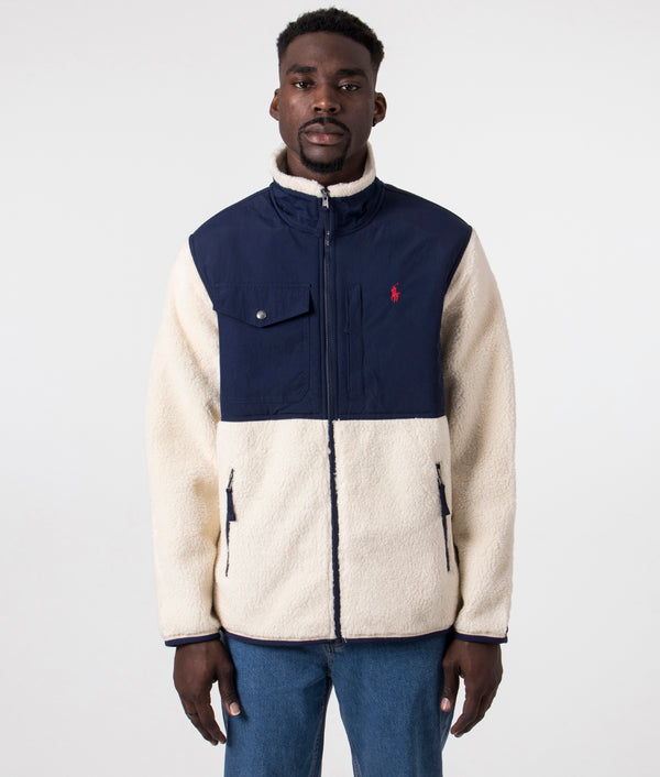 Polo fleece hot sale jacket men's