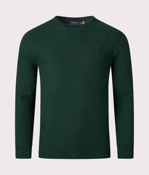 Textured-Cotton-Mesh-Knitted-Jumper-Moss-Agate-Polo-Ralph-Lauren-EQVVS