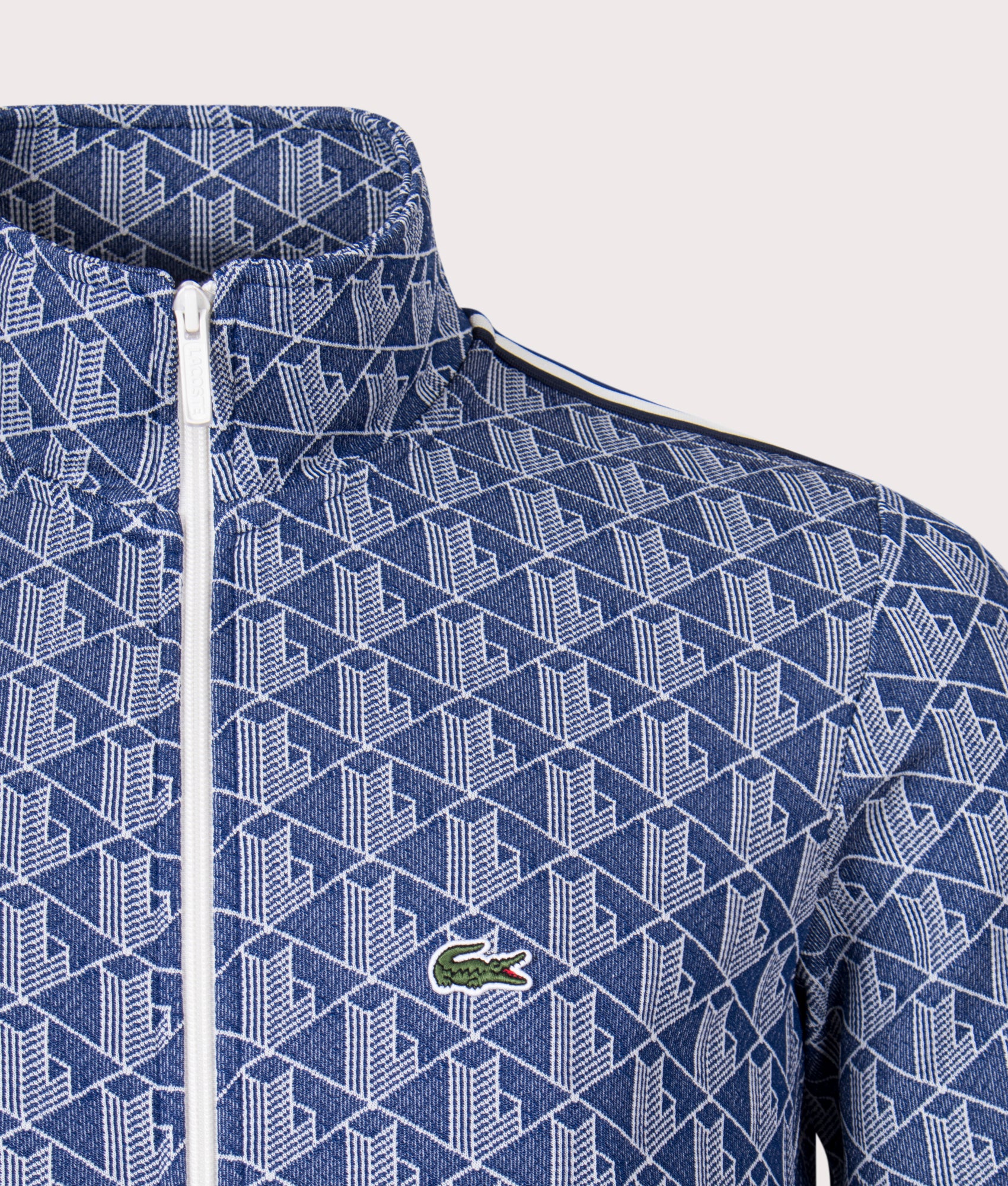 All Over Print Track Top | in EQVVS Lacoste Methylene/Flour 