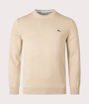 Croc Logo Knitted Jumper in Viennese by Lacoste. EQVVS Shot. 