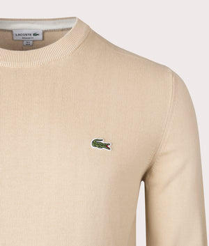 Croc Logo Knitted Jumper in Viennese by Lacoste. EQVVS Shot.