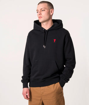 Ami De Coeur Hoodie Black AMI EQVVS