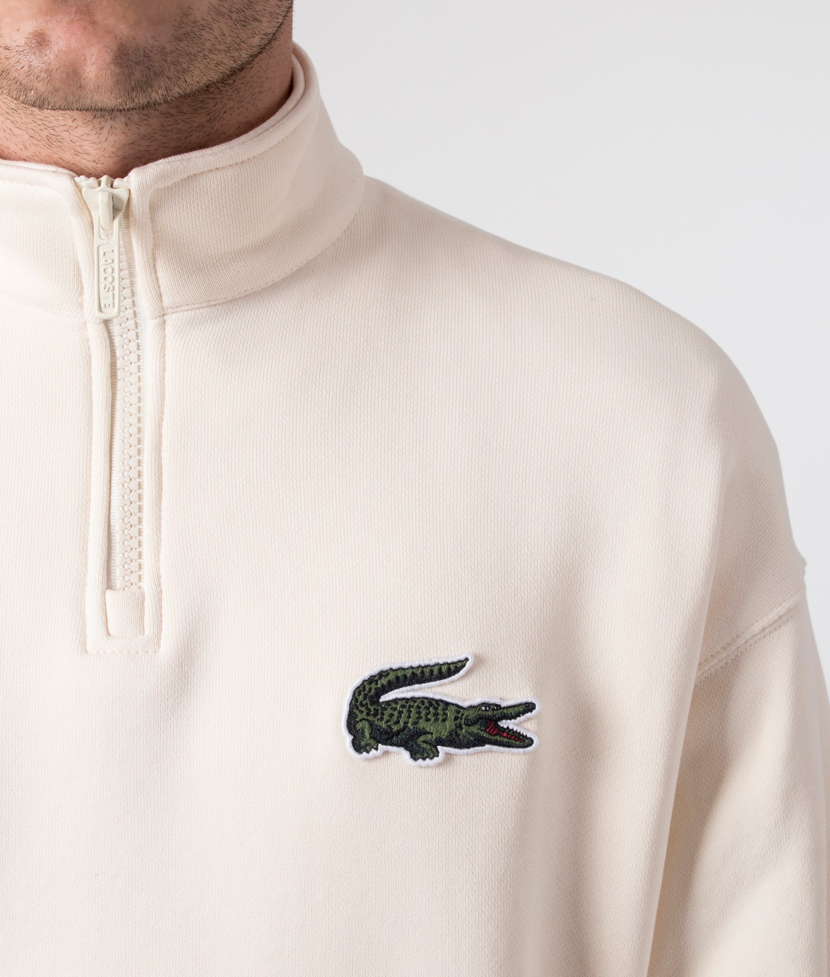 Lacoste quarter zip on sale jumper