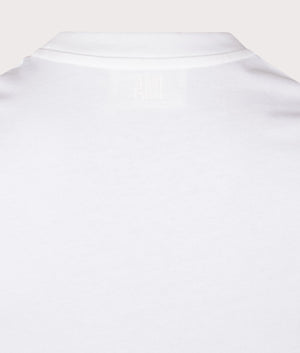 Ami De Coeur Tonal T-Shirt in White by Ami. EQVVS Shot.