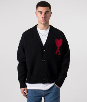 AMI - ADC Cardigan - Black - EQVVS