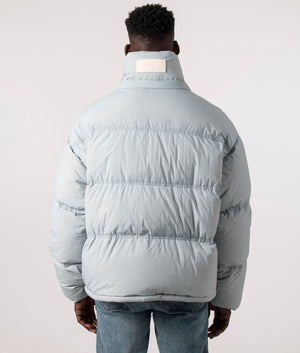 AMI Down Jacket - Aquamarine - EQVVS - Back 2 