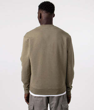 AMI Ami De Coeur Sweatshirt Taupe, EQVVS. Back Shot