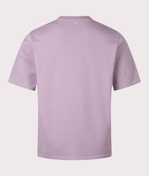 Ami De Coeur T-Shirt in Lilac. EQVVS Menswear Back Shot. 