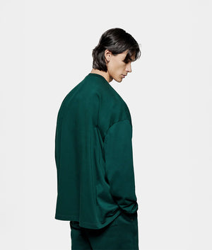 Oversized Long Sleeve Uniform T-Shirt