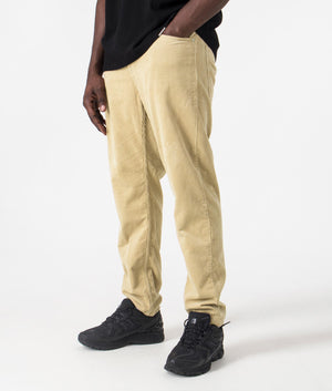 Carhartt WIP Newel Pants in Wall Rinsed at EQVVS Menswear Side Shot