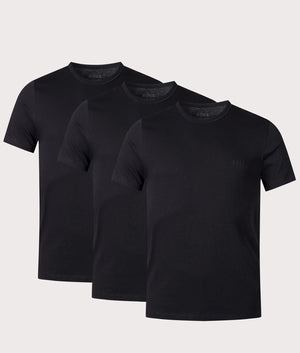 BOSS 3 Pack Lightweight T-Shirt for men in Black at EQVVS. Two T-shirts Shot