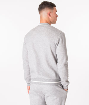 Zip-Through-Contemp-College-J-Sweatshirt-Medium-Grey-BOSS-EQVVS