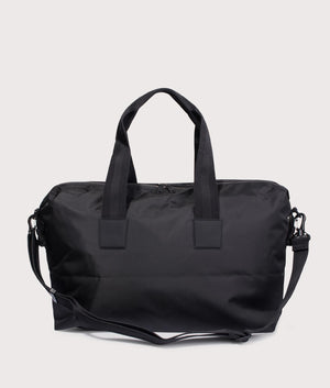 BOSS Catch 2.0DS Holdall in Black. Back angle shot at EQVVS.