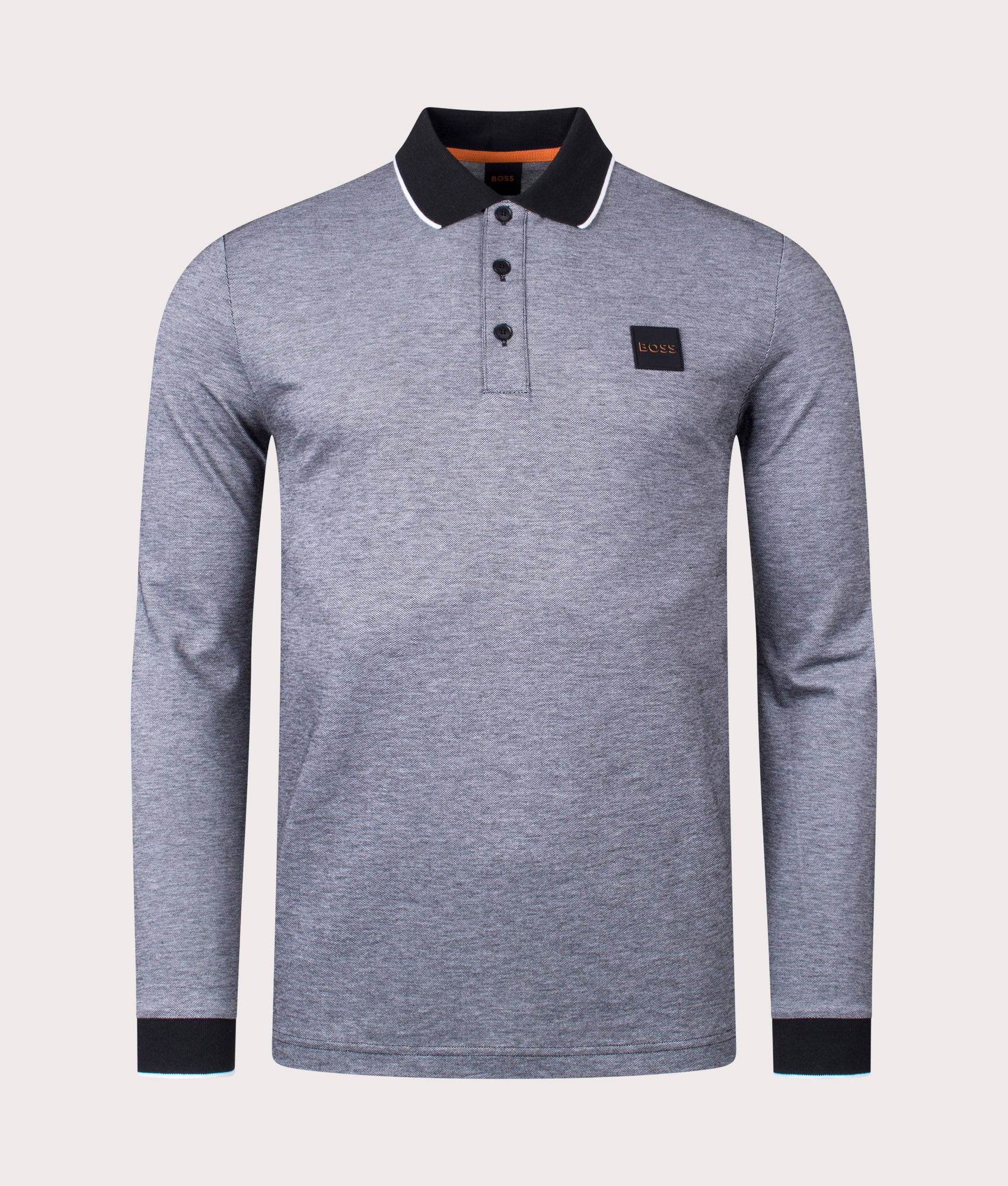 Long Sleeve Peoxfordlong Polo Shirt Black | BOSS | EQVVS