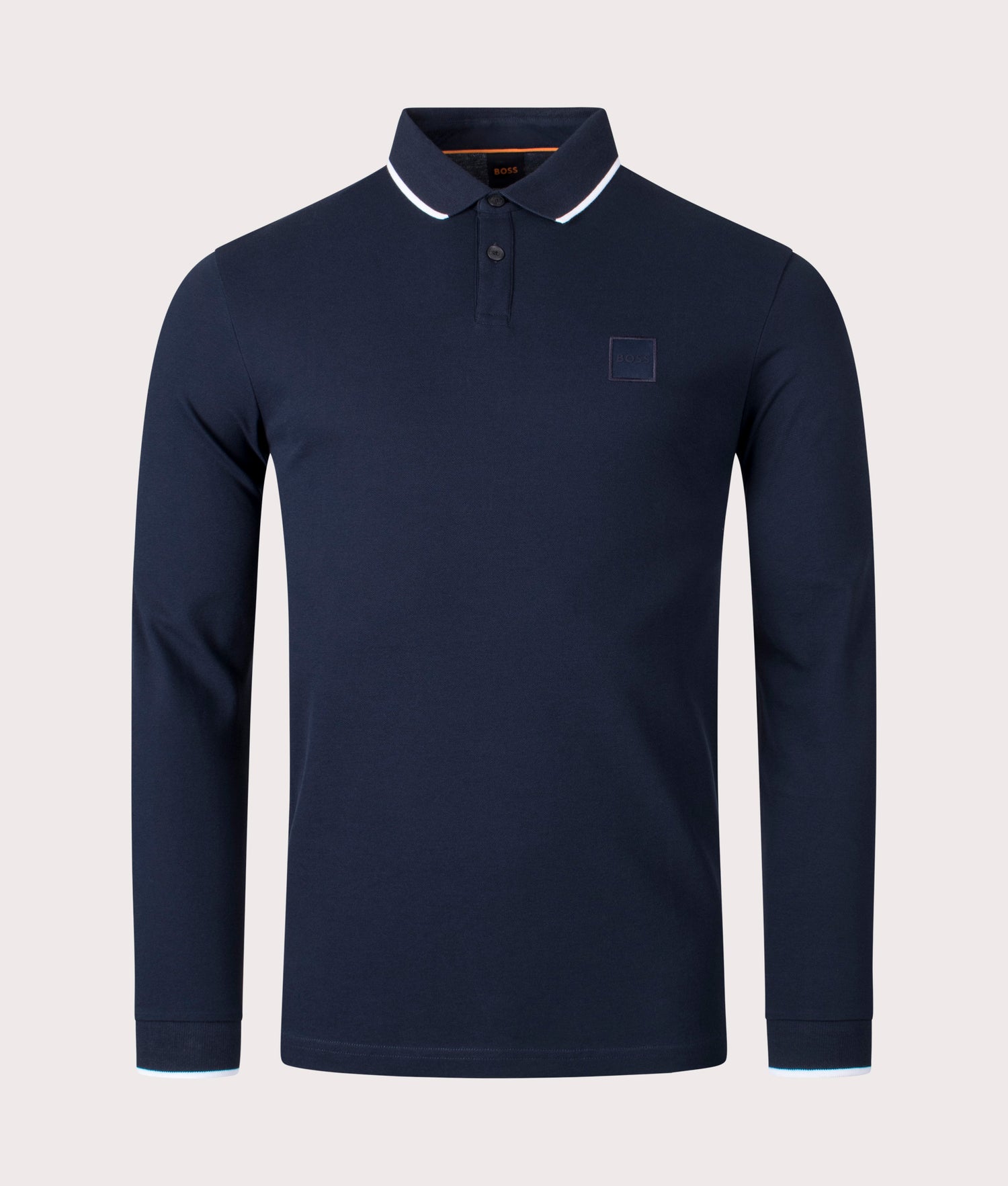 Fitted long sleeve on sale polo