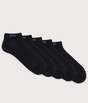 5 Pack AS Uni CC Socks in Dark Blue by BOSS. EQVVS Flat Shot. 