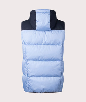 Hamar1 Gilet Blue, BOSS, EQVVS, Mannequin back