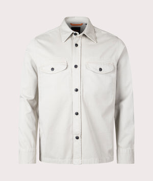 Relaxed-Fit-Lovelock-Overshirt-057-Light/Pastel-Grey-BOSS-EQVVS