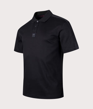 Deabo-Polo-Shirt-Black-HUGO-EQVVS-Side-Image