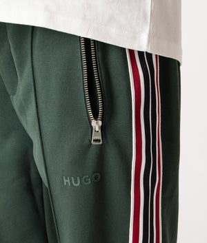 Dark green hugo boss tracksuit hot sale