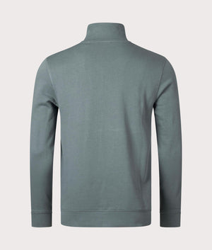 Quarter-Zip-Zetrust-Sweatshirt-Open-Green-BOSS-EQVVS