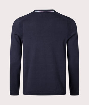 Ever-X-Crew-Neck-Jumper-402-Dark-Blue-BOSS-EQVVS-Back-Image