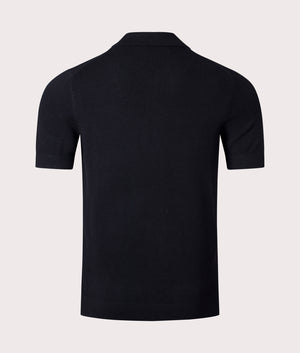 Saston-Zip-Polo-Shirt-Black-HUGO-EQVVS-Back-Image-EQVVS