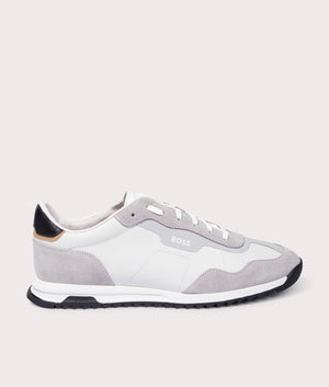 Low Top Zayn Trainers Open White | BOSS | EQVVS