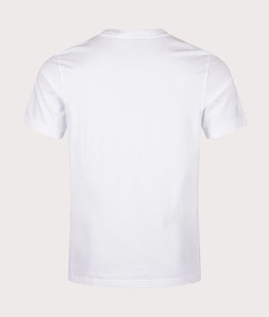 BOSS Crew Neck Tee T-Shirt in white for Men at EQVVS Back shot