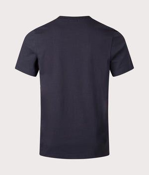 BOSS Crew Neck Tee T-Shirt in Dark Blue for Men at EQVVS Backshot