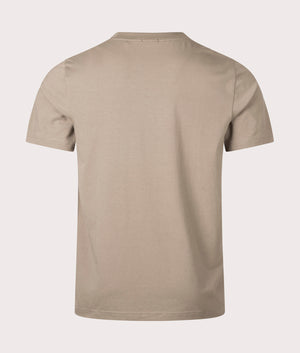 BOSS Crew Neck Tee T-Shirt in light/pastel green. Back Shot at EQVVS.