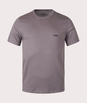 BOSS Mix & Match T-Shirt in Brown for Men, 100% Cotton at EQVVS front Shot