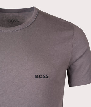 BOSS Mix & Match T-Shirt in Brown for Men, 100% Cotton at EQVVS detail Shot