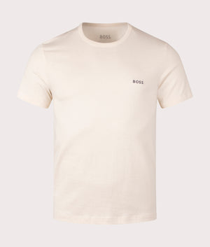 BOSS Mix & Match T-Shirt in beige for Men, 100% Cotton at EQVVS front Shot