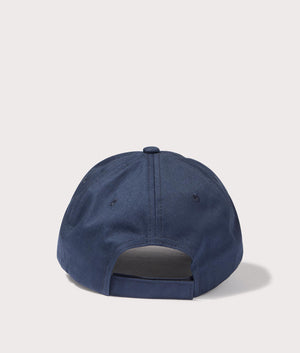 Derrel-PL Cap in Dark Blue by BOSS. EQVVS Back Angle Shot.