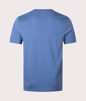 Daqerio T-Shirt in Medium Blue by HUGO. EQVVS Back Angle Shot.