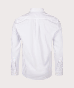 BOSS Rickert M Shirt in White for Men at EQVVS Back Shot