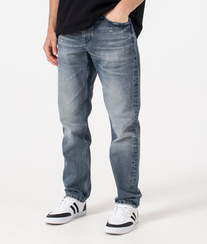 BOSS Troy BO-BF Jeans in Medium Grey at EQVVS Angle Shot