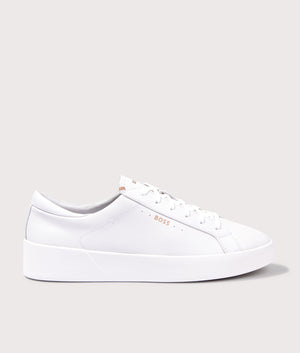 Belwar Tenn lt Trainers in White by BOSS. EQVVS Shot. 