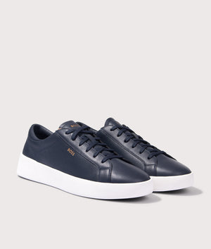 Belwar Tenn lt Trainers in Dark Blue by BOSS. EQVVS Shot