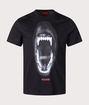 Hugo Dayaking T-Shirt in black at EQVVS Menswear front shot