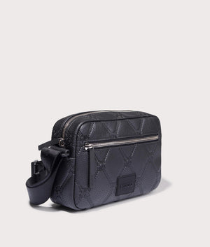 Hugo Ethon Chain EW Cross Bag in black at EQVVS menswear side shot