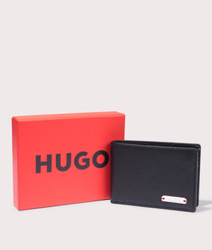 Hugo Nyxo 6 Wallet in black at EQVVS Menswear box shot