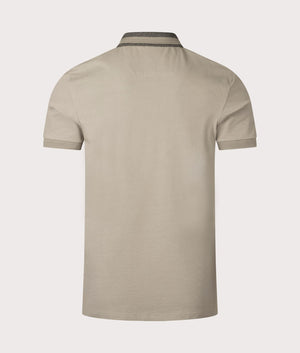 BOSS Paddy 1 Polo Shirt Light/Pastel Green, Cotton-blend. At EQVVS Menswear. Back shot