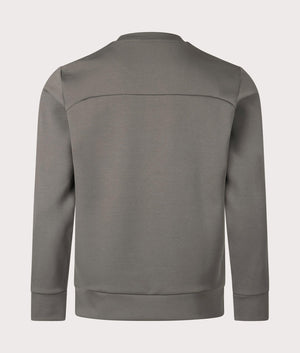 BOSS Salbo 1 Sweatshirt in Light Pastel Grey, 100% Cotton for Men at EQVVS Back Shot