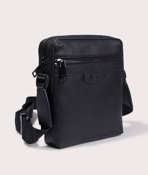 BOSS Jareth NS Zip Bag in Black at EQVVS Angle Shot