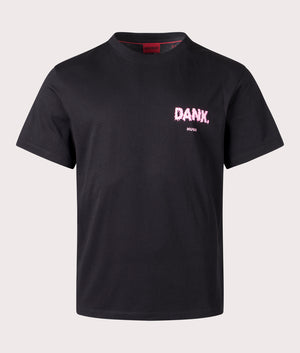 Danckugo T-Shirt in Black by HUGO. EQVVS Shot.
