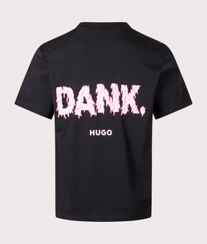 Danckugo T-Shirt in Black by HUGO. EQVVS Shot.
