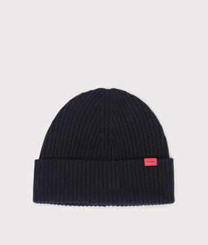 Hugo Xola Beanie in black at EQVVS menswear front shot